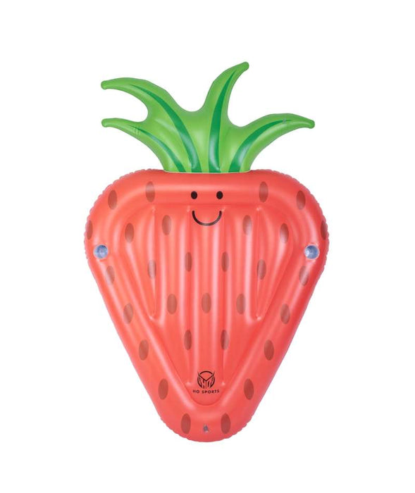HO Sports Strawberry Float Lounge Pool Lake Raft