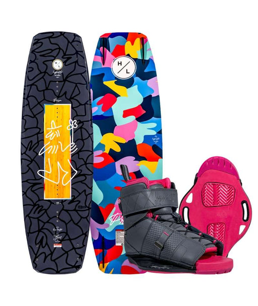 Hyperlite Wakeboard Package Prizm w/Viva Binding 134cm w/4-8.5