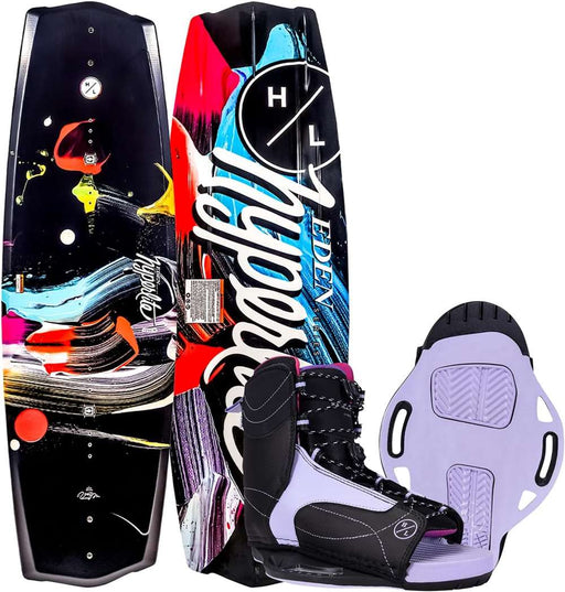 Hyperlite Wakeboard Package Womens Eden 2.0 w/Jinx Binding 130cm w/4-8.5
