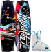 Hyperlite Wakeboard Package Womens Eden 2.0 w/Allure Binding 130cm w/OSFA