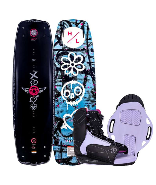 Hyperlite Wakeboard Package Womens Journey w/Jinx Binding 132cm w/4-8.5