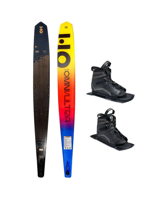 HO Sports Omni Water Ski Ultra Black w/Stance UltraLite Boot & ART 69 Wide w/10-15 3