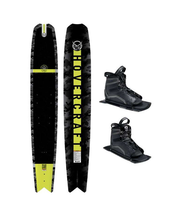 HO Sports Hovercraft Water Ski Flouro w/Double Stance UltraLite Boots 65 w/4-8 81