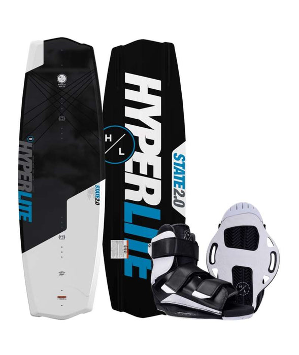Hyperlite Wakeboard Package State 2.0 w/Formula Binding 130cm w/4-8