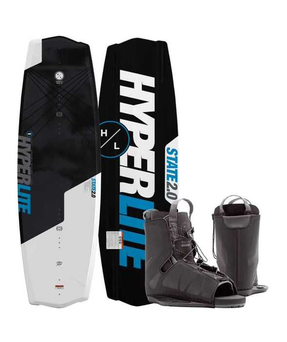 Hyperlite Wakeboard Package State 2.0 w/Frequency Binding 140cm w/OSFA