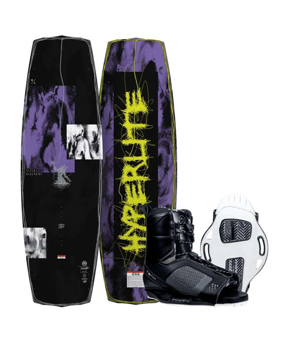 Hyperlite Wakeboard Package Blueprint w/Team OT Binding 143cm w/10-14