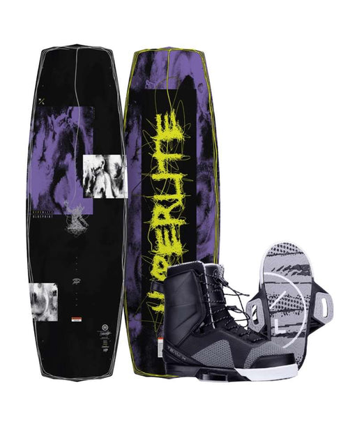 Hyperlite Wakeboard Package Blueprint w/Team X Binding 138cm w/7-8