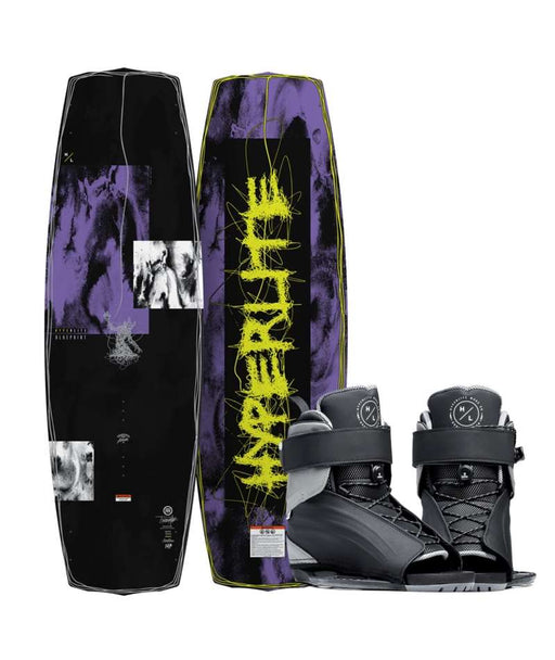 Hyperlite Wakeboard Package Blueprint w/Session Binding 138cm w/7-10.5