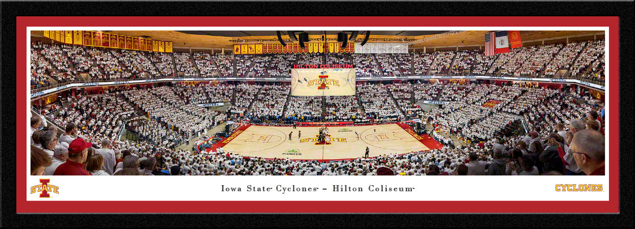 Iowa State Cyclones Hilton Coliseum Panorama Print - Select Frame