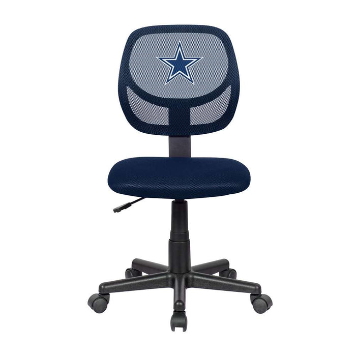 Dallas Cowboys Navy Armless Task Chair
