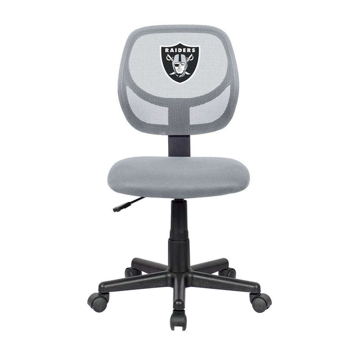 Las Vegas Raiders Grey Armless Task Chair