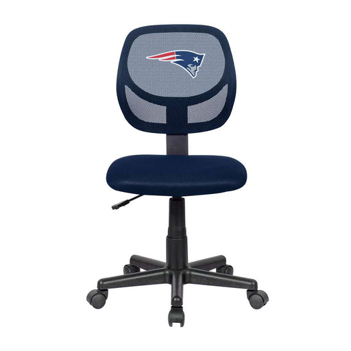 New England Patriots Navy Armless Task Chair