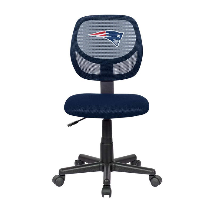 New England Patriots Navy Armless Task Chair