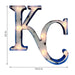 Kansas City Royals Lighted Recycled Metal Sign