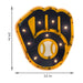 Milwaukee Brewers Recycled Metal Logo