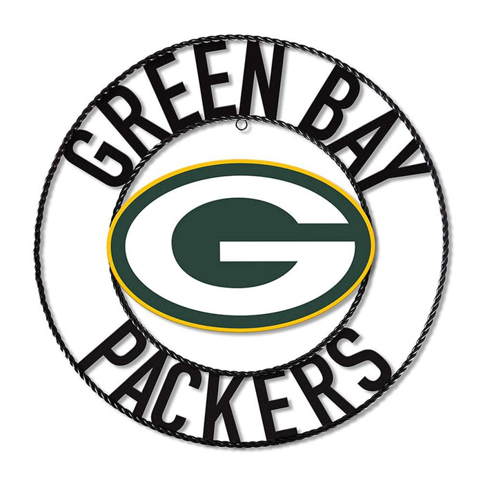 Green Bay Packers 24" Wrought Iron Wall Art