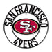 San Francisco 49ers 24" Wrought Iron Wall Art