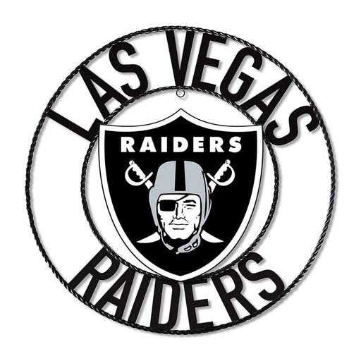 Las Vegas Raiders 24" Wrought Iron Wall Art