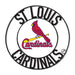 St Louis Cardinals 24" Wrought Iron Wall Art