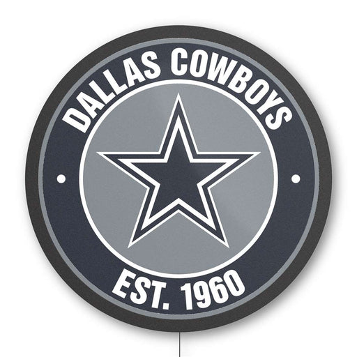 Dallas Cowboys Establish Date LED Lighted Sign
