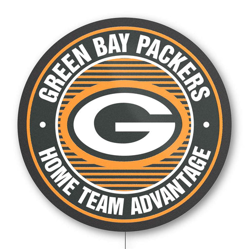 Green Bay Packers Home Team Advantage  LED Lighted Sign