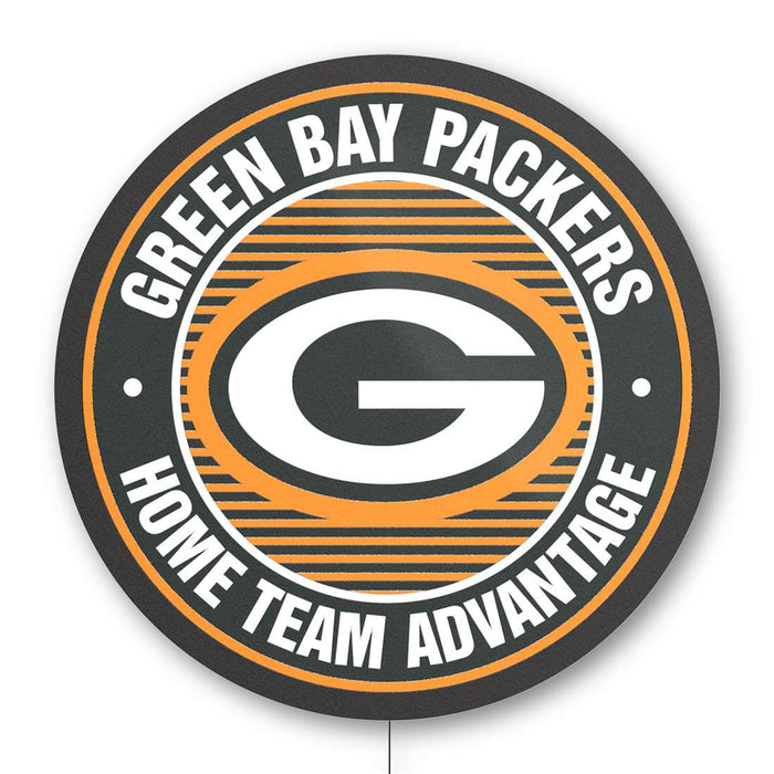 Green Bay Packers Home Team Advantage  LED Lighted Sign