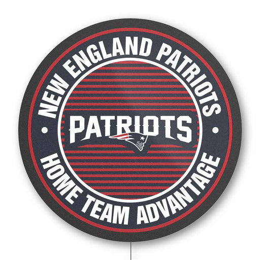 New England Patriots Home Team Advantage  LED Lighted Sign