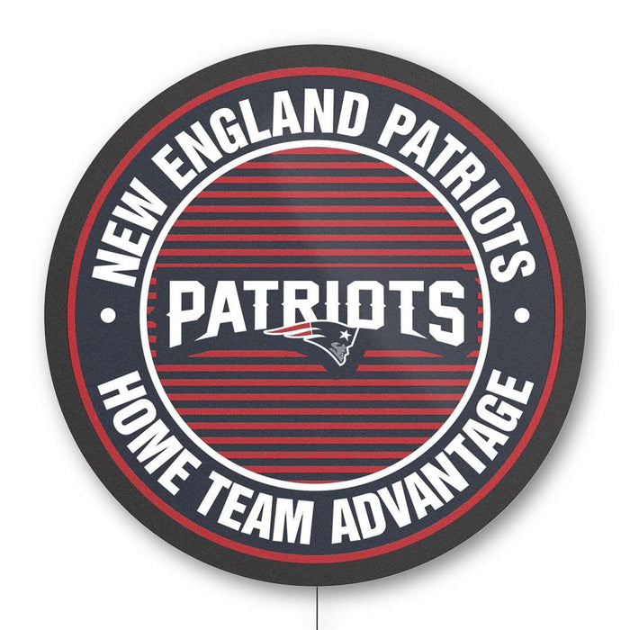 New England Patriots Home Team Advantage  LED Lighted Sign