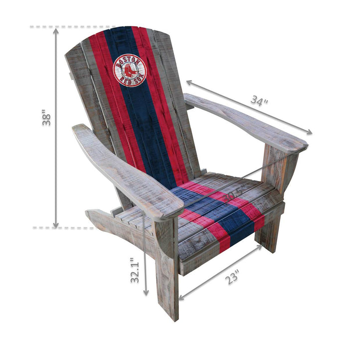 Boston Red Sox Wooden Adirondack Chair