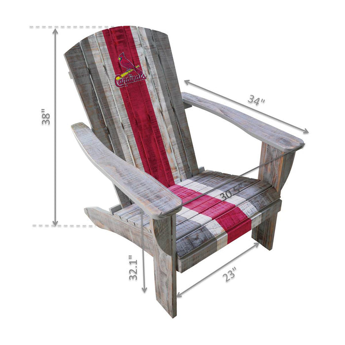 St Louis Cardinals Wooden Adirondack Chair