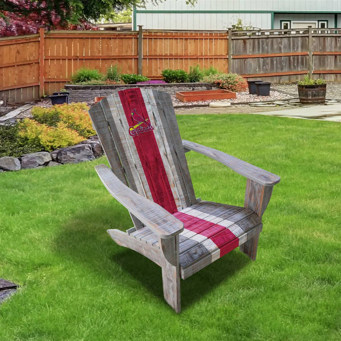 St Louis Cardinals Wooden Adirondack Chair