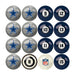 Dallas Cowboys Billiard Balls With Numbers
