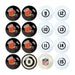 Cleveland Browns Billiard Balls With Numbers