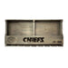KC Chiefs Reclaimed Wood Bar Shelf