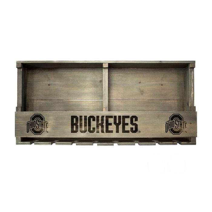 Ohio State Reclaimed Wood Bar Shelf
