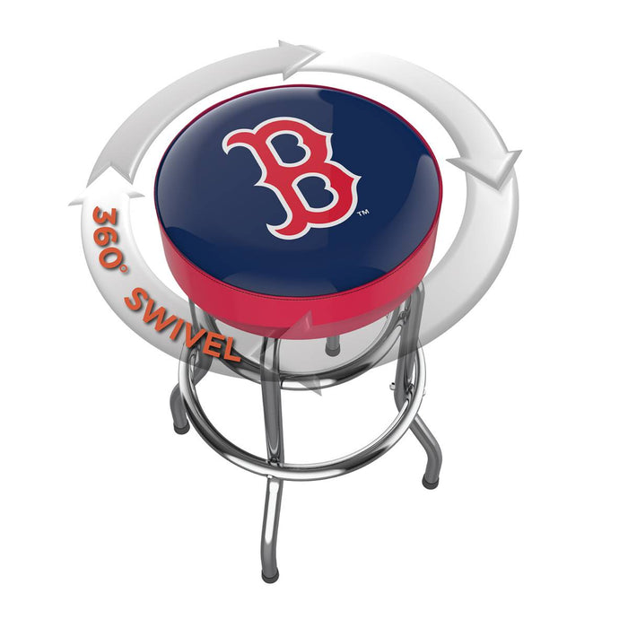 Boston Red Sox Chrome Bar Stool