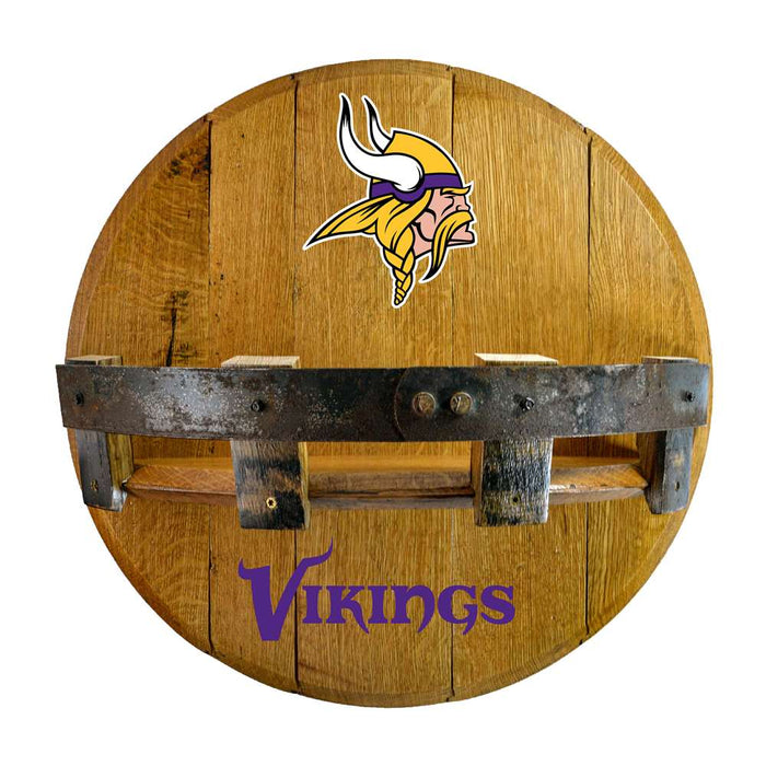 Minnesota Vikings Oak Bar Shelf - 21 inch