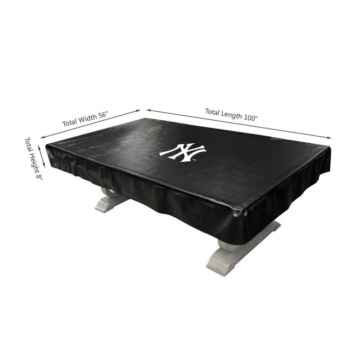 New York Yankee 8' Deluxe Pool Table Cover
