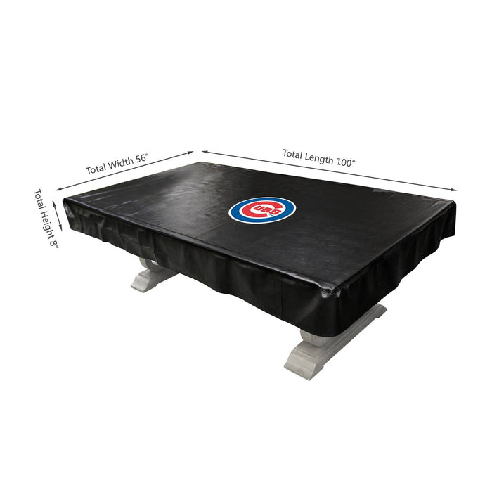Chicago Cubs 8' Deluxe Pool Table Cover