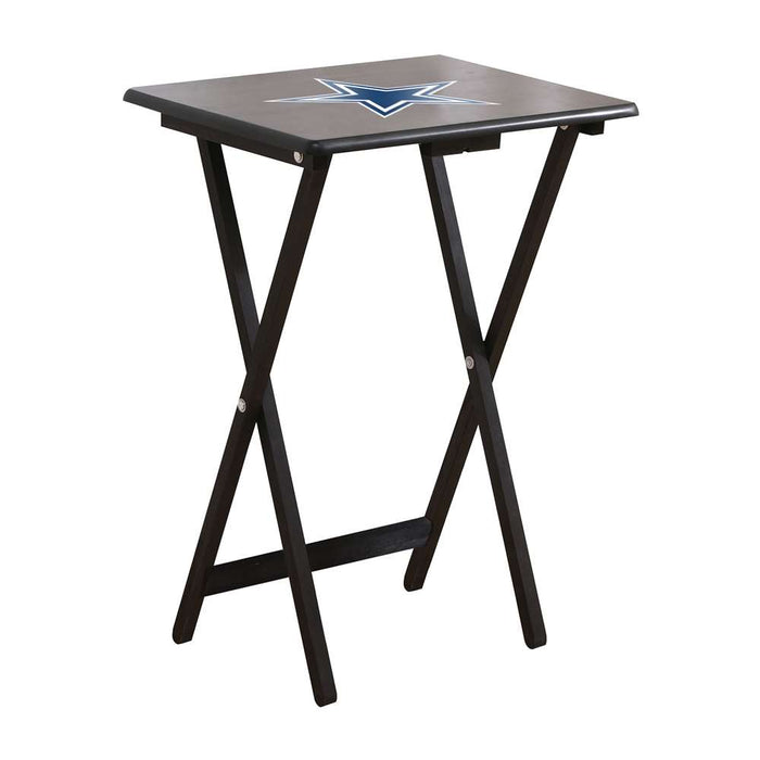 Dallas Cowboys 4 TV Trays With Stand