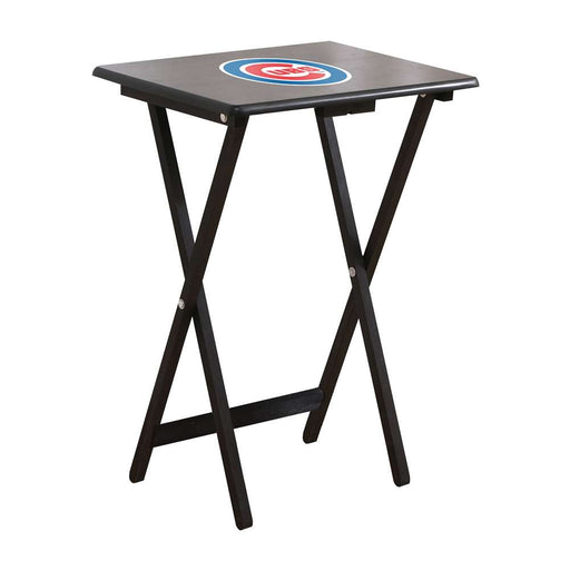 Chicago Cubs 4 Tv Trays With Stand
