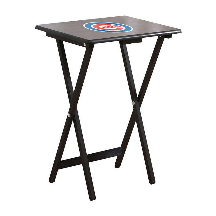 Chicago Cubs 4 Tv Trays With Stand