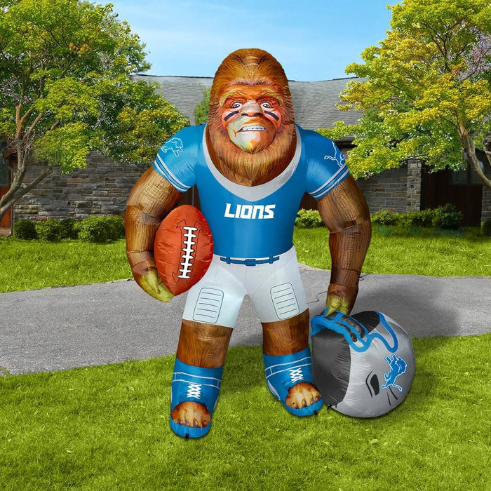 Detroit Lions Inflatable Big Footballer Mascot - 8ft Tall