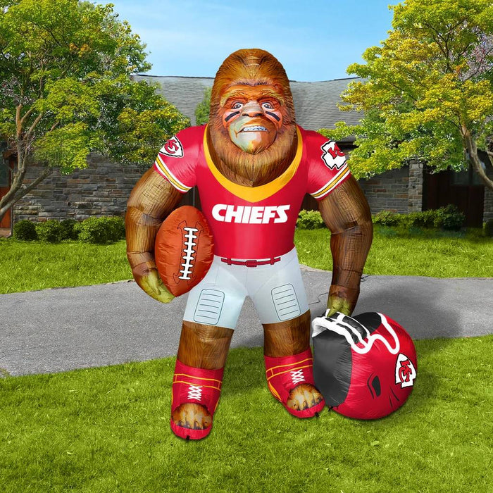 Kansas City Chiefs Inflatable Big Footballer Mascot - 8ft Tall