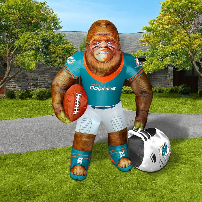 Miami Dolphins Inflatable Big Footballer Mascot - 8ft Tall