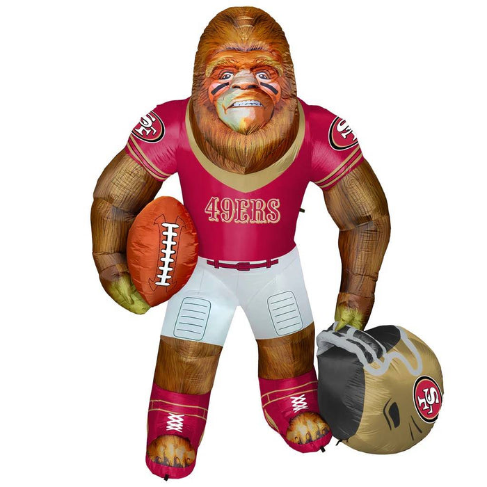 San Francisco 49Ers Inflatable Big Footballer Mascot - 8ft Tall