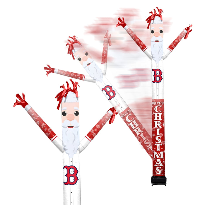 Boston Red Sox Inflatable Crazy Christmas Santa Sports Fan 8 ft Tall