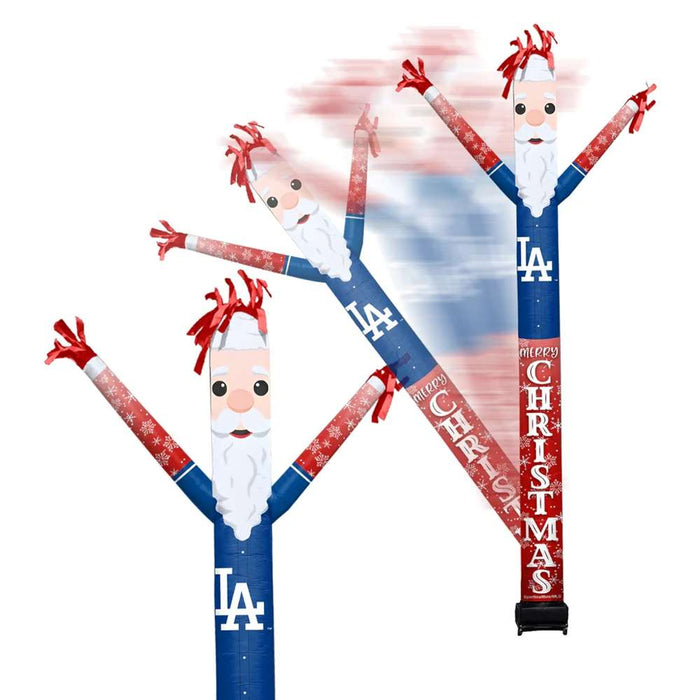 Los Angeles Dodgers Inflatable Crazy Christmas Santa Sports Fan 8 ft Tall