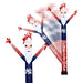 New York Yankees Inflatable Crazy Christmas Santa Sports Fan 8 ft Tall