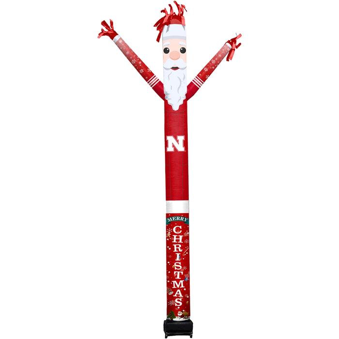 Nebraska Cornhuskers Inflatable Crazy Christmas Santa Sports Fan 8 ft Tall